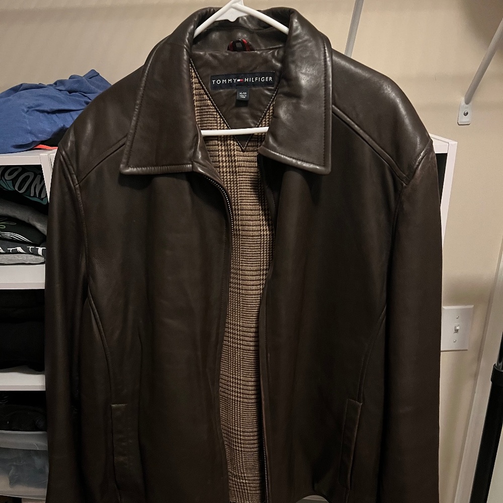 Tommy Hilfiger Brown leather jacket